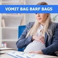 thumbnail image 4 of 100pcs Vomit Bags Disposable Barf Bags Paper Garbage Bags Carsickness Vomit Bags, 4 of 9