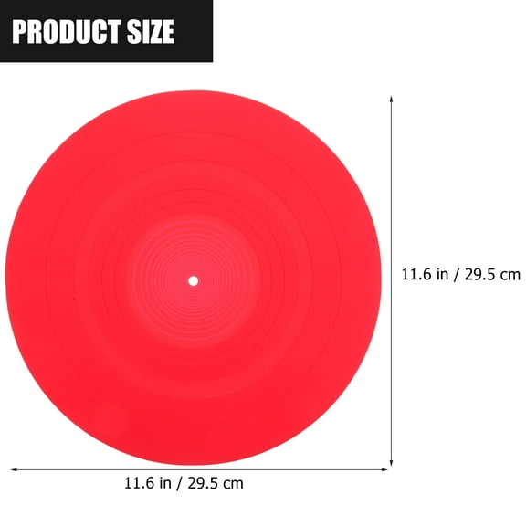 Silicone Vinyl Record Protective Pad Thick 1 Piece for Home Use