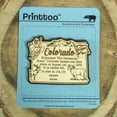 thumbnail image 1 of USA Colorado State Map Wooden Magnet Souvenir Fridge Magnet Gift, 1 of 4