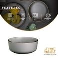 thumbnail image 5 of (2 pack) Thyme & Table Stoneware Ava Cereal Bowl, Grey, 5 of 7