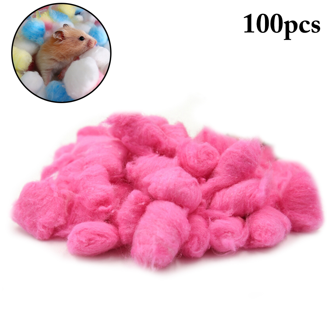 Boules de Coton Matériau de Nidification pour Hamster Accessoires de Cage pour Hamster