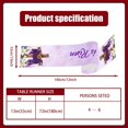 thumbnail image 3 of Linen Religious Cross He is Risen Easter Table Runner 13x72 Inch Spring Summer Decorations and Supplies for Home Kitchen Dining Room Table, 3 of 6