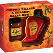 Desert Heat Chipotle Salsa (16 oz.) and Ceramic Salsa Bowl