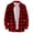 Watermelon Red, variant on Mens Plaid Shirt Slim Fit Long Sleeve Shirt Button Turn Down Collar Casual Youth Style Shirt Blue L