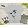 thumbnail image 7 of Wild Goat Animal Horn Livestock Silhouette Capricorn T-shirt Goat Lover Shirt Farm Animal Goat Gift Tshirt Farm Life Animal Lover Shirt, 7 of 7
