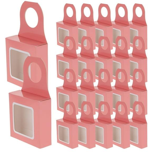 DEEPCRAFF present Box Pink Paper 25Pcs 3.5x3.5x1.2In