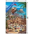 thumbnail image 3 of Disney Pixar Cars 2 (2011) - Triptych 3 Wall Poster, 22.375" x 34", 3 of 4