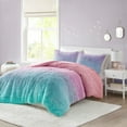 thumbnail image 2 of Gracie Mills Herman Luxe Ombre Shaggy Faux faux Duvet Cover Set - GRACE-15593, 2 of 5