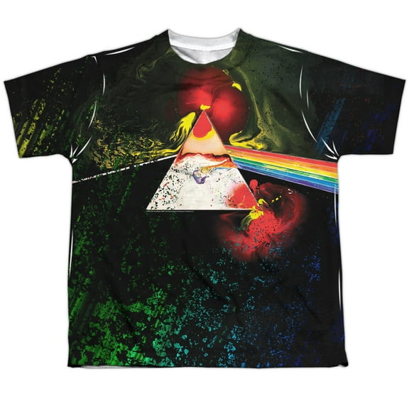Pink Floyd - Dark Side Of The Moon - Youth Short Sleeve Shirt - Large