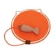 thumbnail image 4 of Alfombrilla rascadora para gatos con juguete de pelota de pez, alfombrilla horizontal para que duerman los gatos. naranja, 4 of 8