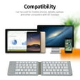 thumbnail image 4 of Convenient Folding BT Keyboard Compatibility Intelligent Matching Simple & Compact Long-lasting Battery Life Easy to Carry Black, 4 of 7