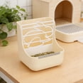 thumbnail image 4 of unbranded Comedero De Para Conejos Beige Con Base Estable Para Jaulas De Pequeños, 4 of 7
