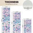 thumbnail image 4 of Blue and Pink Pioneer Flower Pattern Kitchen Rugs Sets Of 3,Kitchen Runner Rugs Non Skid Washable,Decorative Kitchen Floor Mats for Kitchen,Sink,Laundry,17"x30"+ 17"x47" + 17"x59", 4 of 6