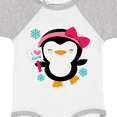 thumbnail image 4 of Inktastic Penguin Girl Snowflakes Girls Baby Bodysuit, 4 of 5