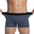 thumbnail image 4 of Men's Performance Underwear Boxer Briefs Soft Comfortable Bamboo Viscose Underwear for Men 5 - Pack(Dark Gray,XL), 4 of 7