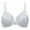 White, variant on MELENECA Women's Full Coverage No Padding Plus Size Lace Underwire Bra Black 34B