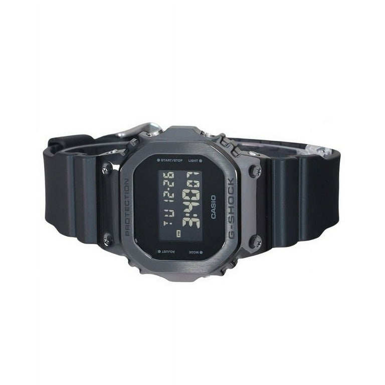 Casio G-Shock Digital Metal Bezel Resin Strap Quartz GM
