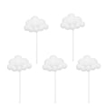 thumbnail image 2 of Cupcake Cake Topper Picks Pick Cloud Party Clouds Kids Baby Shower Birthday Funny Topper Yarnball Decoration Dessert, 2 of 6
