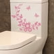 thumbnail image 1 of XWSHYW Pegatinas de Pared Adhesión y Pared para Asiento de Inodoro con Flores, Decoración para Baño, 1 of 4