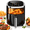 Obsidian, variant on WHALLULTRA 4QT Air Fryer, Smart Touchscreen & View Window, 12 Presets, Vortex Heating, Dishwasher Safe Basket, Obsidian