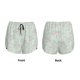 thumbnail image 3 of Balery Retro Snake Pantalones cortos deportivos para mujer con forro y dos bolsillos, elásticos, para entrenamiento, gimnasio, yoga-XX-Large, 3 of 7