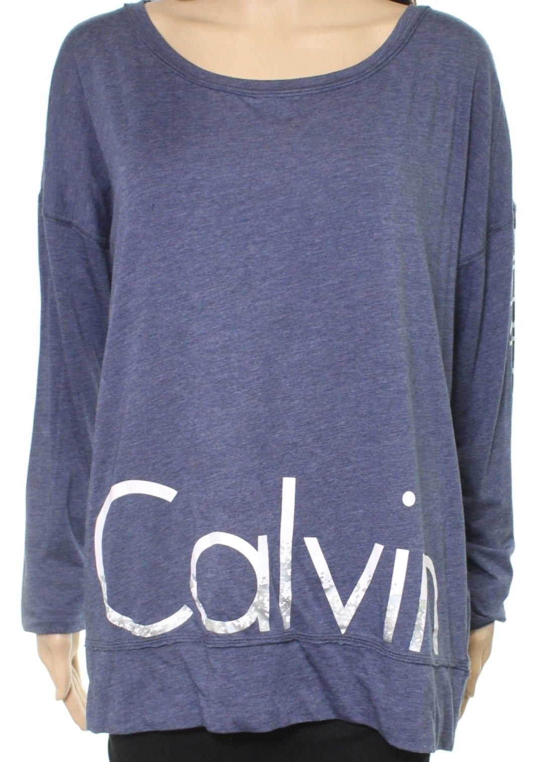 calvin klein long sleeve logo