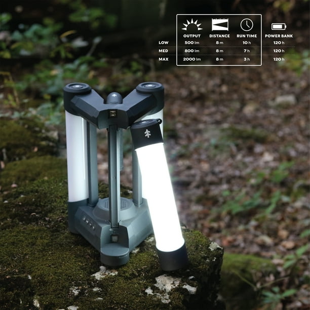 Swiss Tech LED Lantern, 2000 Lumen, Rechargeable, Bluetooth