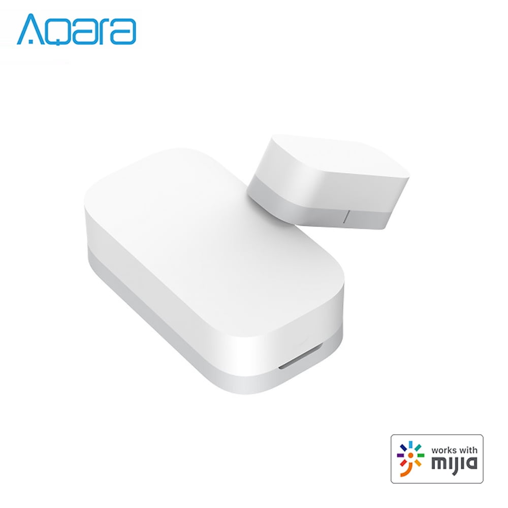 Intelligent ZigBee Wireless Door and Window Sensor Smart Home Security Alert Alarm Real Time Detection System for iOS Android, White (1.65 x 0.87 x 0.43 inches / 42 x 22 x 11 mm)