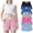 Multicolor7, variant on Posijego 5 Pack Toddler Girls Shorts Cotton Casual Running Shorts Elastic Waist Drawstring Athletic Shorts