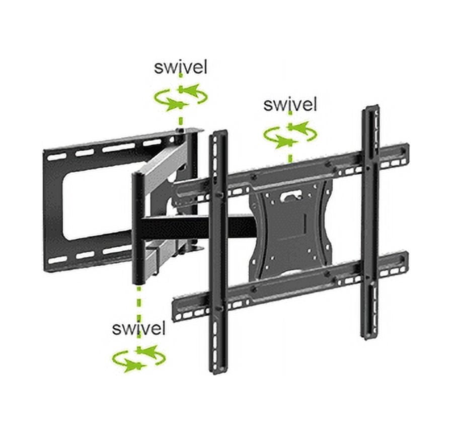 Mount Plus MP-L28-600 Long Arm Full Motion TV Wall Bracket with 29 inch Extension Articulating Arm | Fits Screen Sizes 32 to 70 Inch (29" Extension Dual Stud 32" to 70")