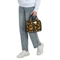 thumbnail image 6 of KLL Funny Fox by the Field Print Insulated Lunch Bag Women, Reusable Cute Tote Lunch Box for Adult & Men, Leakproof Cooler Lunch Bags for Work Office Travel Picnic, 6 of 6