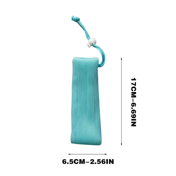 OAVQHLG3B Exfoliating Mesh Soap Pouch Mesh Soap Saver Bag Bubble Foam Net for Body Facial Cleaning Tool