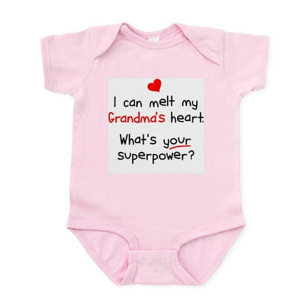 

CafePress - Melt Grandma s Heart Infant Bodysuit - Baby Light Bodysuit Size Newborn - 24 Months