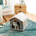 thumbnail image 4 of Casa de cama para mascotas Jiupety, acogedora, interior/exterior, S, para gatos y perros, 4 of 6
