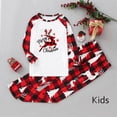 thumbnail image 4 of Matching Family Christmas Pajamas Set Christmas Pjs for family Set Red Plaid Top and Long Pants Sleepwear Sets, 4 of 10