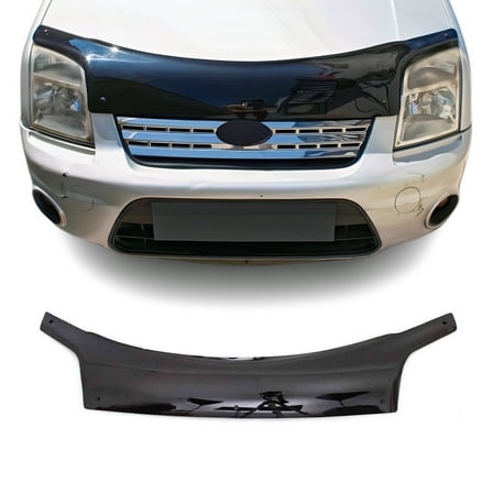 Front Bug Shield Hood Deflector for Ford Transit Connect 2010-2013 Smoke Acrylic