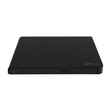 LG - 8x External USB 2.0 Double-Layer DVD±RW/±R/-RAM/CD-RW Drive - Black