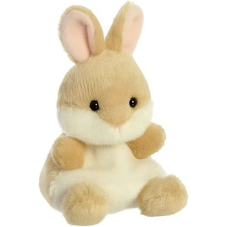 Aurora 2-Piece Mini Flopsies Plush Bundle - Bitty Bunny & Duckling, Brown & Yellow, 8-inch Each