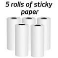 NBPOWER Portable Photo Printer Replacement Printing Paper, 5 Rolls of