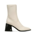 thumbnail image 2 of Sam Edelman Wells Modern Ivory Stacked Block Heel Squared Toe Fashion Ankle Boot (Modern Ivory, 10), 2 of 3