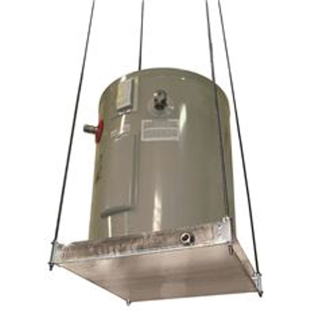 Suspended Water Heater Platform With Pan 211/2 In. X 211/2 In. Dia