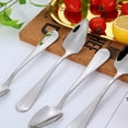 thumbnail image 5 of Grapefruit Spoons,Stainless Steel Spoon with Serrated Edge and Non-stick Plating,Easily Cut Citrus Fruits like Grapefruit,Oranges & Kiwi,Kitchen Utensils,Dishwasher Safe(6.49x1.14")(Gold), 5 of 9