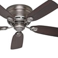thumbnail image 2 of Ventilador de Techo Hunter Low Profile IV 42" Peltre Antiguo, 2 of 7
