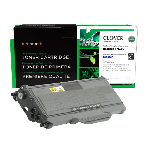 Remanufactured Clover Imaging Toner Cartridge compatible with Brother TN330