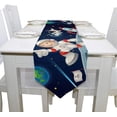 thumbnail image 4 of Coolnut 13"x70" Table Runner, Kid Jumping Space Washable Table Cloth Runner for Holiday Home Wedding Table Top Decoration, 4 of 5