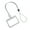 All the ash-Horizontal, variant on Retractable Lanyard and Card Holder Set Clear Card Case Badge Holder Retractable Keychain Neck Strap for School