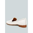 thumbnail image 3 of Wolferton Delicate Stud Detail Leather Loafers, 3 of 9