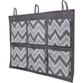 thumbnail image 2 of Bacati - MixNMatch Grey Zigzag, Wall/Crib Storage Organizer, 2 of 3