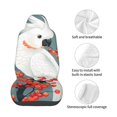 thumbnail image 4 of Wukai Cockatoo Red Berries Full Set Car Seat Covers with Soft Padding Universal Auto Front Seats Protector and Cushion Mat, 4 of 5