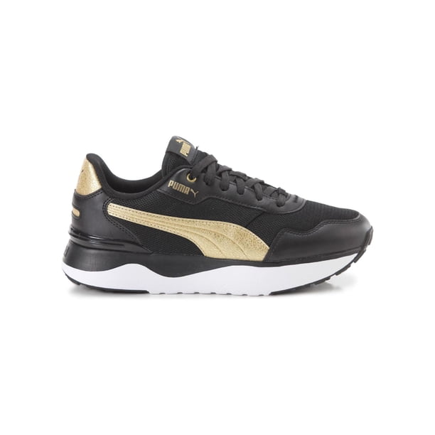 Puma R78 Voyage Distressed Mujer Casual Moda Caminar negro 25.5 Puma 386468 01